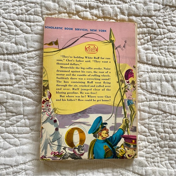 Vintage 50s paperback book White Ruff by Glenn Balch dog collie - Picture 5 of 6